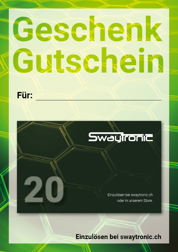 Geschenkgutschein Swaytronic CHF 20.00