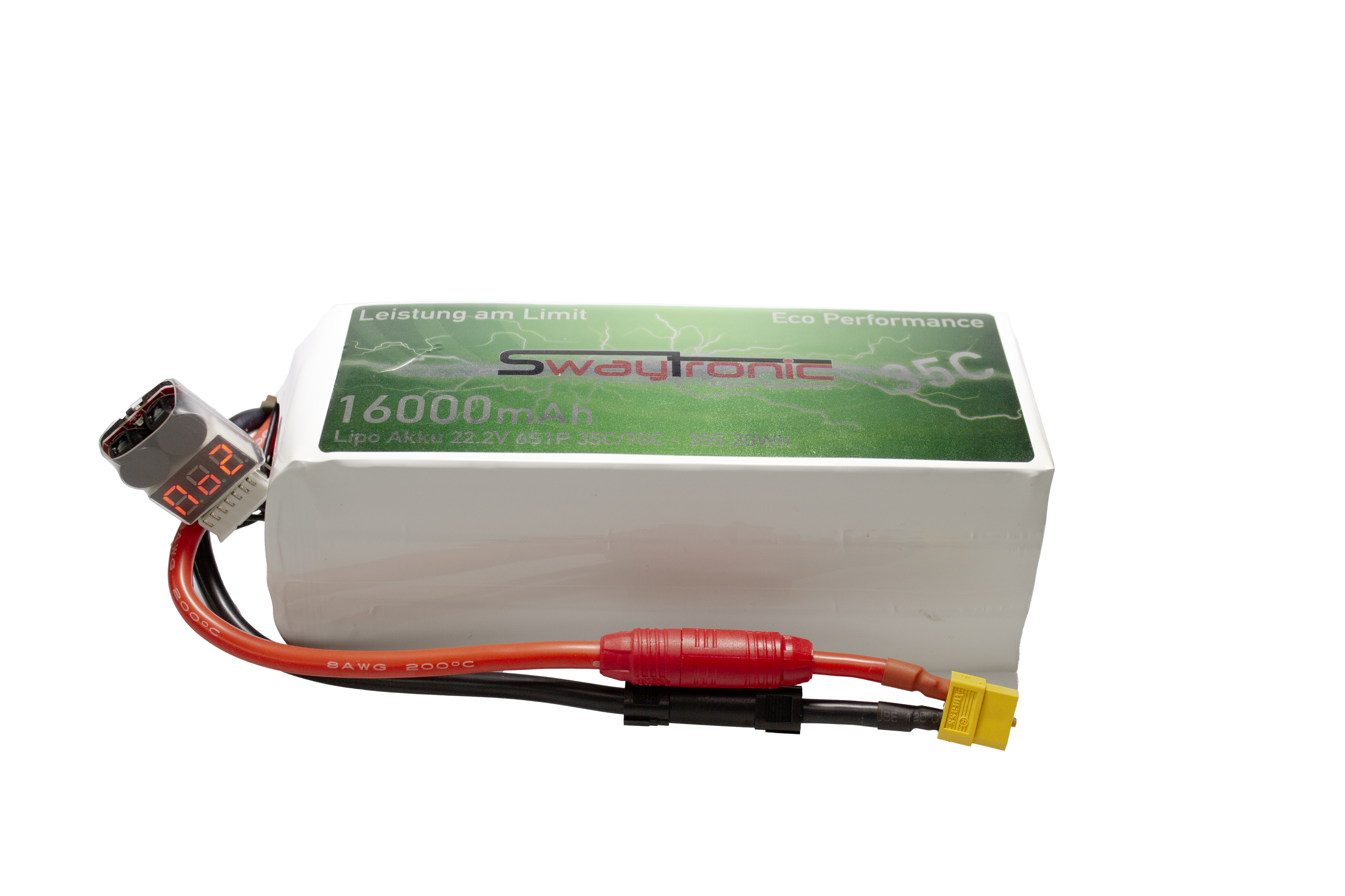 SWAYTRONIC LiPo 6S 22.2V 16000mAh 35C Fieldcharging